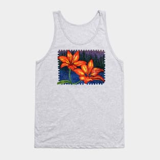 Prairie Lily Pointillism Tank Top